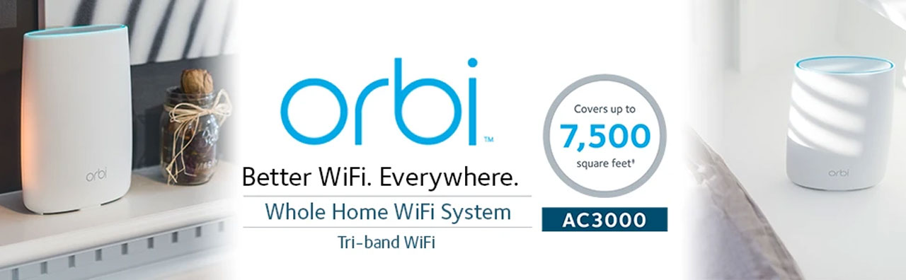 Orbi メッシュWi-Fiシステム3台セットNETGEAR推奨90台RBK53 Orbi メッシュWi-Fiシステム3台セットNETGEAR推奨90台RBK53 Orbi